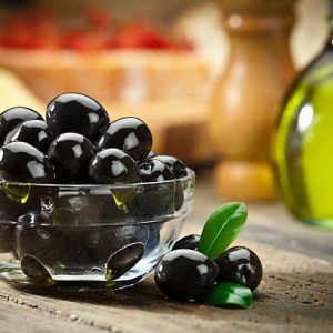 black olive in oil